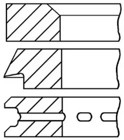 Комплект колец (GOETZE ENGINE: 08-527200-00)