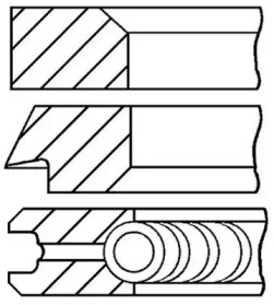 Комплект колец (GOETZE ENGINE: 08-437000-00)