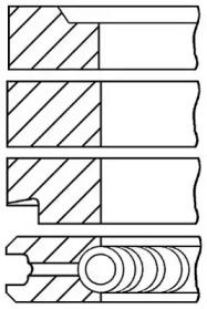 Комплект колец (GOETZE ENGINE: 08-314900-10)