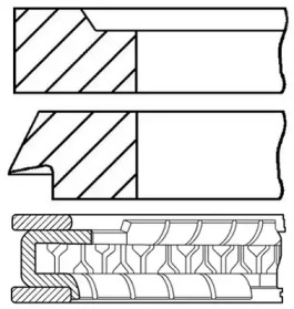 Комплект колец (GOETZE ENGINE: 08-109000-10)