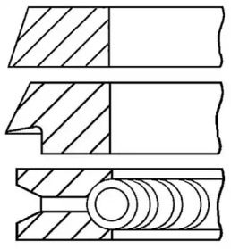 Комплект колец (GOETZE ENGINE: 08-326100-00)