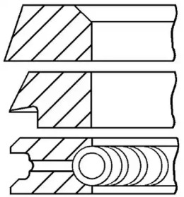 Комплект колец (GOETZE ENGINE: 08-320000-10)