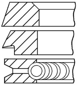 Комплект колец (GOETZE ENGINE: 08-394600-00)