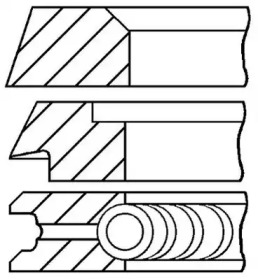 Комплект колец (GOETZE ENGINE: 08-319600-10)