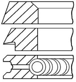 Комплект колец (GOETZE ENGINE: 08-319800-10)