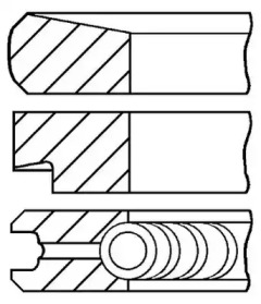 Комплект колец (GOETZE ENGINE: 08-207300-10)