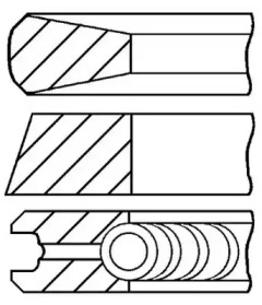 Комплект колец (GOETZE ENGINE: 08-421600-10)