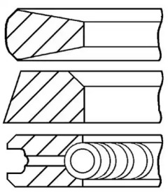 Комплект колец (GOETZE ENGINE: 08-326300-00)