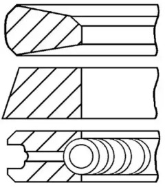 Комплект колец (GOETZE ENGINE: 08-785207-00)