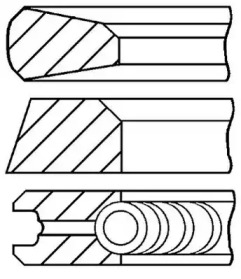 Комплект колец (GOETZE ENGINE: 08-784800-00)