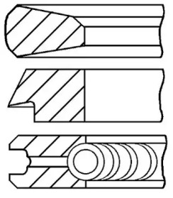 Комплект колец (GOETZE ENGINE: 08-119800-00)