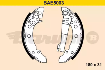 Комлект тормозных накладок (BARUM: BAE5003)