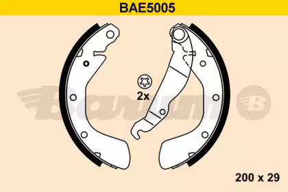 Комлект тормозных накладок (BARUM: BAE5005)