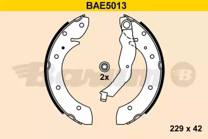 Комлект тормозных накладок (BARUM: BAE5013)