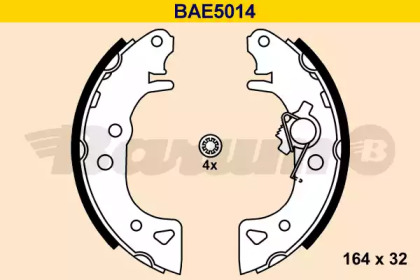 Комлект тормозных накладок (BARUM: BAE5014)