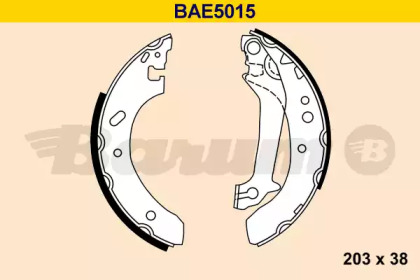 Комлект тормозных накладок (BARUM: BAE5015)