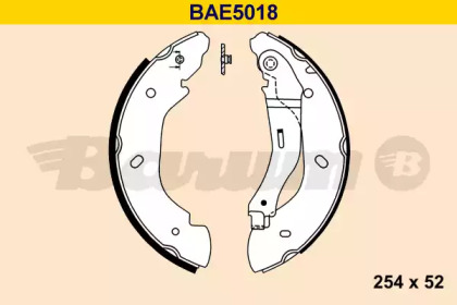 Комлект тормозных накладок (BARUM: BAE5018)