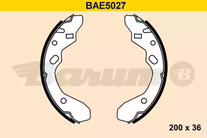 Комлект тормозных накладок (BARUM: BAE5027)