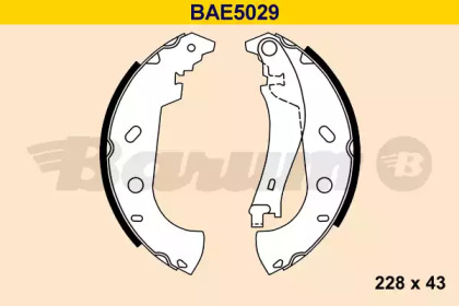 Комлект тормозных накладок (BARUM: BAE5029)