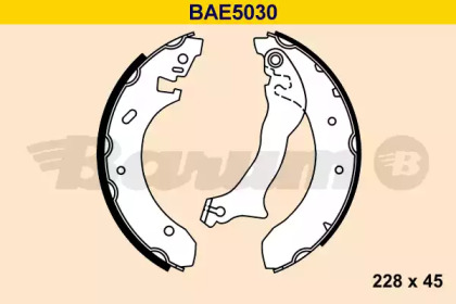 Комлект тормозных накладок (BARUM: BAE5030)