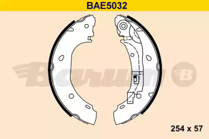 Комлект тормозных накладок (BARUM: BAE5032)