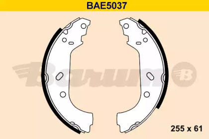 Комлект тормозных накладок (BARUM: BAE5037)