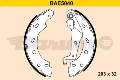 Комлект тормозных накладок (BARUM: BAE5040)