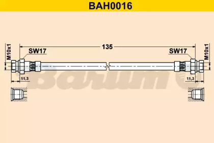 Шлангопровод (BARUM: BAH0016)