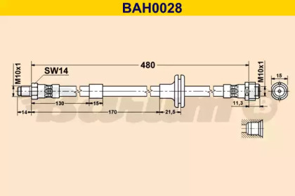 Шлангопровод (BARUM: BAH0028)