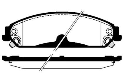 Комплект тормозных колодок (RAICAM: RA.1061.0)