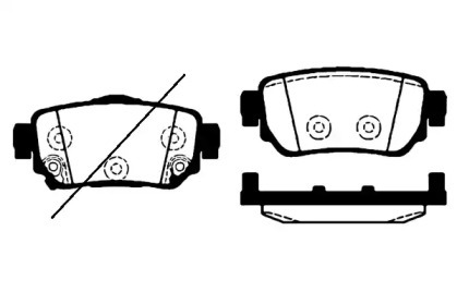 Комплект тормозных колодок (RAICAM: RA.1068.0)