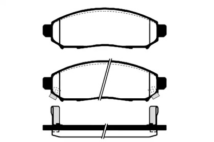 Комплект тормозных колодок (RAICAM: RA.1149.0)