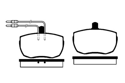 Комплект тормозных колодок (RAICAM: RA.0134.1)