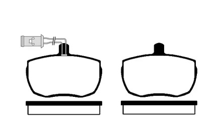 Комплект тормозных колодок (RAICAM: RA.0134.2)