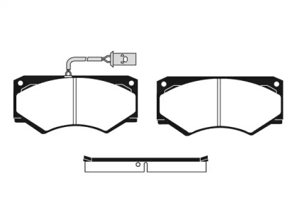 Комплект тормозных колодок (RAICAM: RA.0198.5)