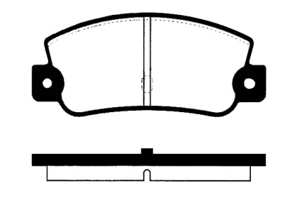 Комплект тормозных колодок (RAICAM: RA.0345.0)