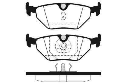 Комплект тормозных колодок (RAICAM: RA.0394.0)
