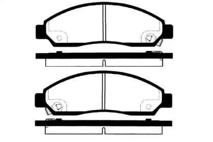 Комплект тормозных колодок (RAICAM: RA.0411.0)