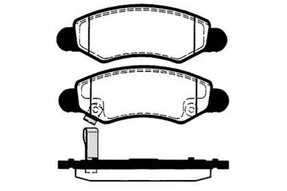 Комплект тормозных колодок (RAICAM: RA.0424.0)