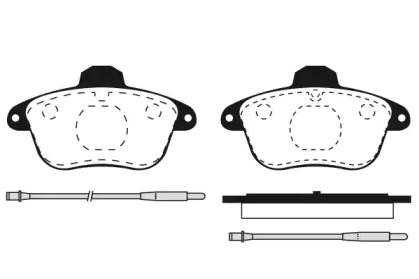 Комплект тормозных колодок (RAICAM: RA.0441.0)
