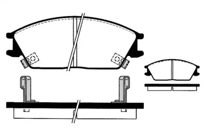 Комплект тормозных колодок (RAICAM: RA.0457.1)