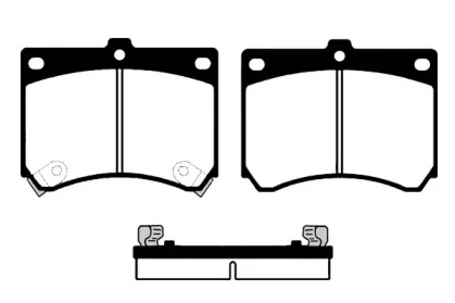 Комплект тормозных колодок (RAICAM: RA.0472.0)