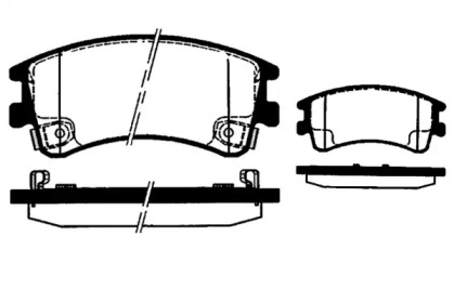 Комплект тормозных колодок (RAICAM: RA.0475.0)
