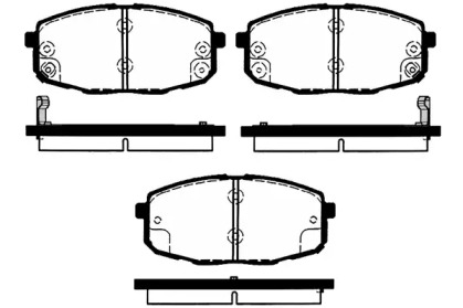 Комплект тормозных колодок (RAICAM: RA.0487.0)