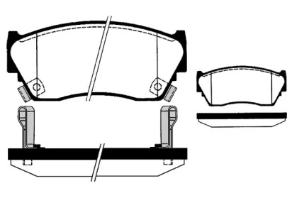 Комплект тормозных колодок (RAICAM: RA.0498.0)