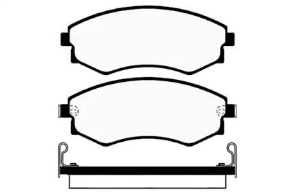 Комплект тормозных колодок (RAICAM: RA.0501.0)
