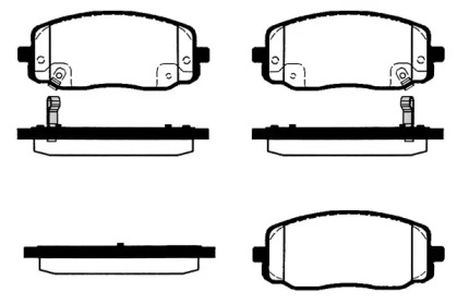 Комплект тормозных колодок (RAICAM: RA.0512.0)