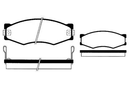 Комплект тормозных колодок (RAICAM: RA.0514.0)