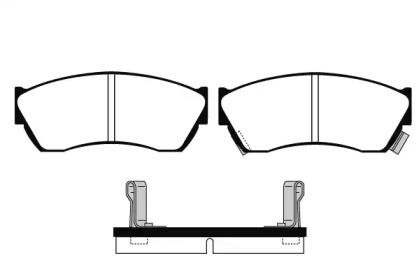 Комплект тормозных колодок (RAICAM: RA.0563.0)