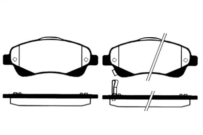 Комплект тормозных колодок (RAICAM: RA.0567.0)